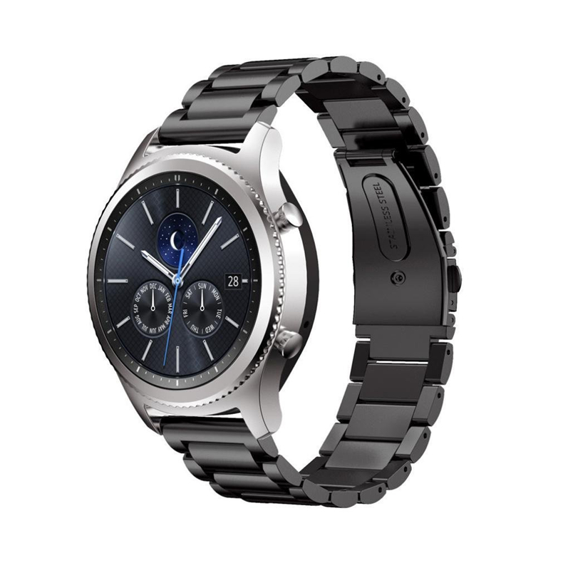 Dây Kim Loại Samsung Gear S3 Classic màu đen Thay Dây Đồng Hồ uy tín, Chuyên Thay Dây Đồng Hồ tphcm Thay Dây Đồng Hồ uy tín, Chuyên Thay Dây Đồng Hồ tphcm
