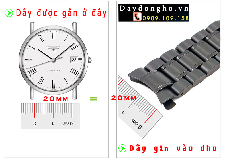 Cách đo size dây đồng hồ