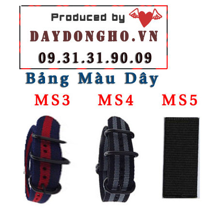 Dây vải Zulu rẻ đẹp 1