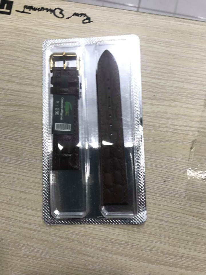 dây da cá sấu cho đồng hồ