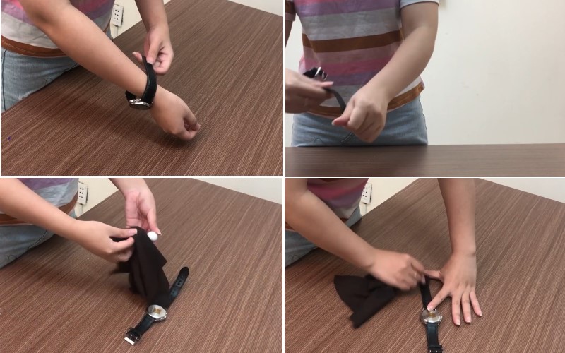 Dây da đồng hồ bị cứng