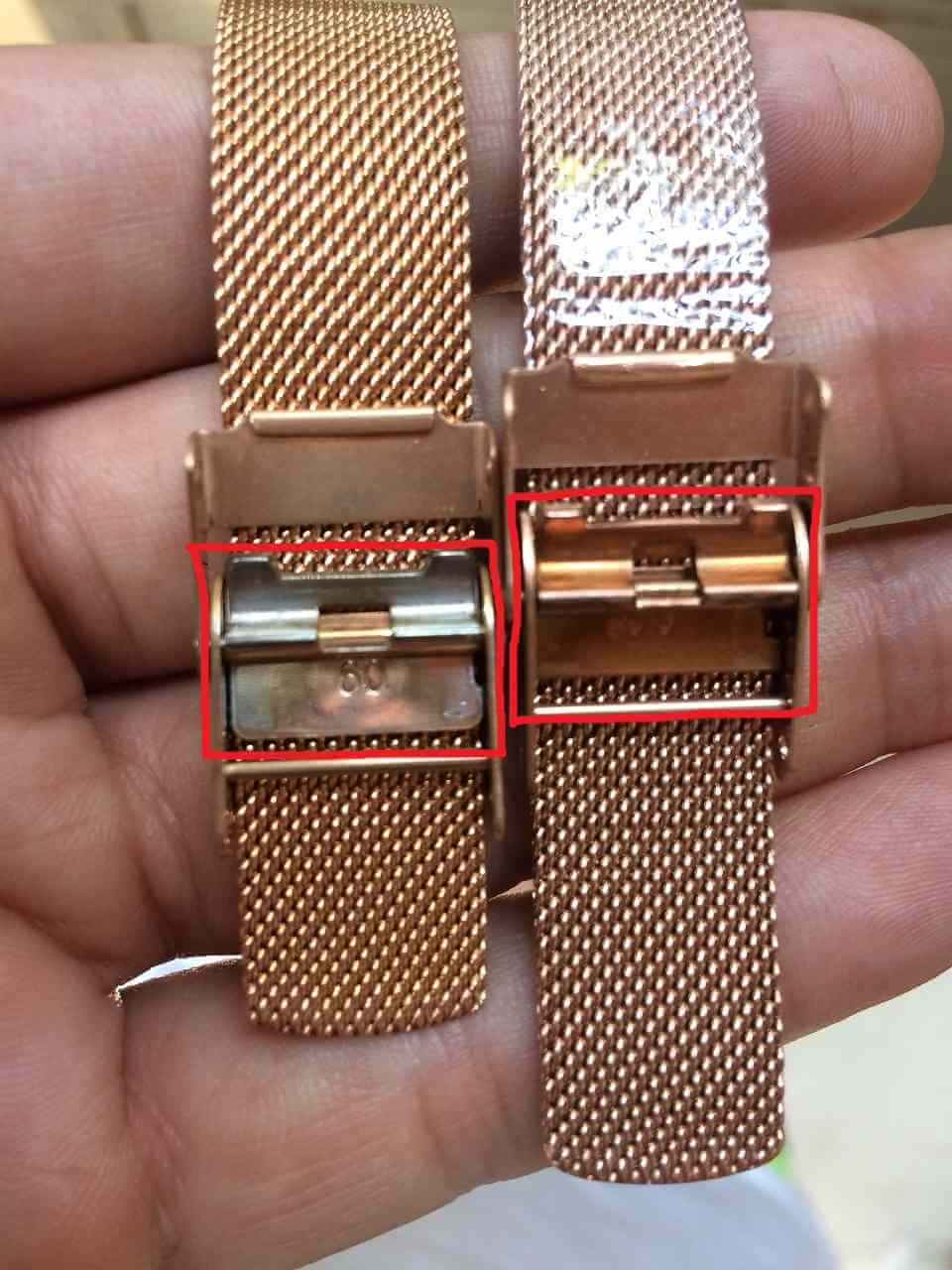 Dây da đồng hồ dw