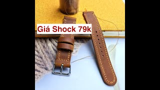 Dây da đồng hồ shopee