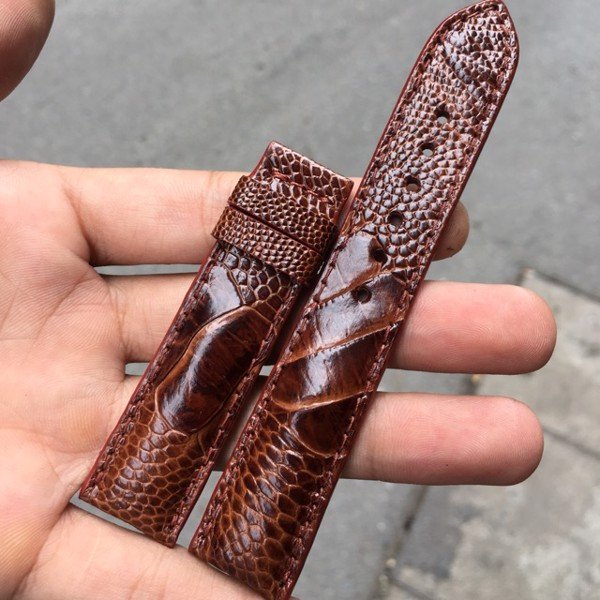 Dây đồng hồ da đà điểu