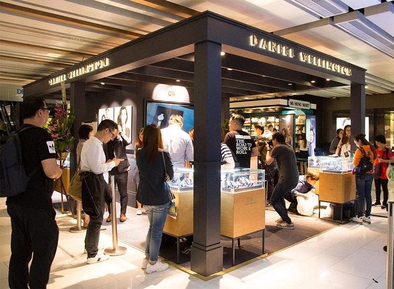 đồng hồ dw dây kim loại