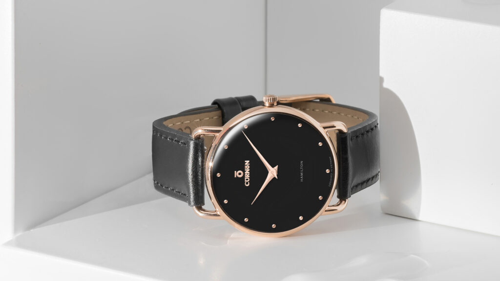 đồng hồ nữ dây da mặt tròn cao cấp