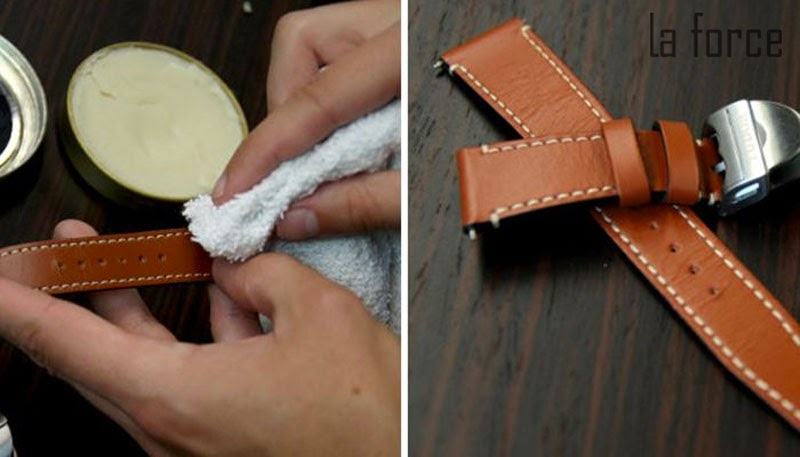 Hướng dẫn vệ sinh dây da đồng hồ