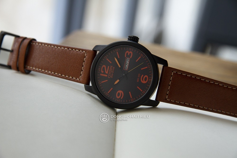 Thay dây da đồng hồ citizen